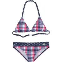 VENICE BEACH Triangel-Bikini, im süßen Karodruck Venice Beach marine-kariert