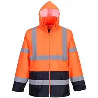 PORTWEST H440 Herren Leichte Wasserdichte Hi-Vis Regenjacke Orange, 5XL