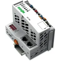 Wago 750-891 Controller Modbus TCP, 4. Generation, 2x ETHERNE lichtgrau, Aktive Bauelemente, Grau