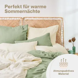 Blumtal Bettwäsche Grün, Textil, 135x200 cm, Schlaftextilien, Bettwäsche, Bettwäsche