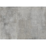 Rasch Textil Rasch Tapete 364262 - Fototapete auf Vlies mit Metalloptik in hellem Grau, Rostoptik - 2,65m x 3,71m (LxB)
