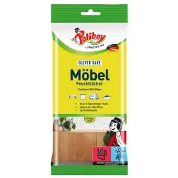 POLIBOY Möbel Feuchttücher 2402401 , 1 Packung = 24 Tücher