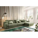 KAWOLA Ecksofa XL Lana Cord Recamiere rechts