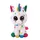 Ty 36891 Unicorn Beanie Boos Harmonie, Einhorn bunt 42cm, mit Glitzeraugen, Boo's, Mehrfarbig
