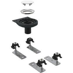 Geberit Rohbauset, zu Setaplano, stockwerksdurchdringende Installation, mit 4 Füßen 154.030.00.1, Duschwannen,