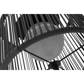 LECO Stehlampe mit Ablagetisch anthrazit