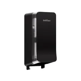 Satino Toilettenpapierspender Kunststoff Schwarz