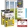 EasyMaxx Fliegengitter  mit Magic Click 130 x 150 cm schwarz 2 St.