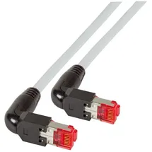 EFB Elektronik Netzwerkkabel S/FTP LSZH Draka UC900 TM21 2x90° grau 25m Kupferverkabelung