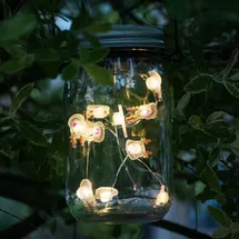 ETC Shop LED Hängeleuchte inkl. Lichterkette