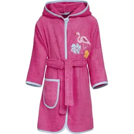 Playshoes Frottee-Bademantel Flamingo pink 110/116