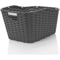 XLC Fahrradkorb Polyrattan schwarz