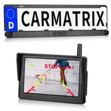 CARMATRIX Rückfahrkamera Solar Funk