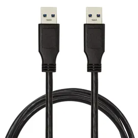 Logilink USB 3.2 Gen1 USB-A Stecker, USB-A Stecker Schwarz CU0038