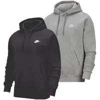 Nike Sportswear Club Fleece Hoodie Herren black/black/white L