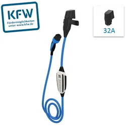 NRGkick KfW Max, Typ 2, 32 A, Outdoor, IK10, 5 m, Überspannung, Überhitzung, Unt