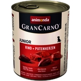 Animonda GranCarno Junior Rind & Putenherzen 6 x 800 g
