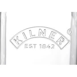Kilner Saftflasche zum Befüllen 1 L | Aufbewahrung und Konservierung aller selbstgemachten Joghurts, Säfte und Milch | auslaufsichere Glas Trinkflasche mit Schraub-Deckel | Flasche zum Befüllen