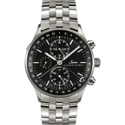 Sinn Frankfurter Finanzplatzuhren 6052.010 - schwarz,silber - 41.5mm
