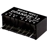 MeanWell MEAN WELL DPAN02A-12 DC/DC-Wandlermodul 83mA 2W Anzahl Ausgänge: