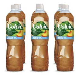 Volvic Tee Zero Pfirsich 1,5 Liter, 6er Pack