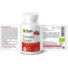 Raab Vitalfood Bio Cranberry Forte Кapseln 90 St.
