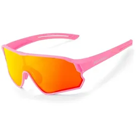 ROCKBROS Fahrradbrille Rockbros 8–14 Jahre UV400 Pink/Rosa