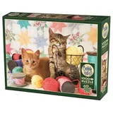 Brainbox Puzzle COBBLE HILL PUZZLES - Flauschige Knäuel 1000 Teile, 1000 Puzzleteile