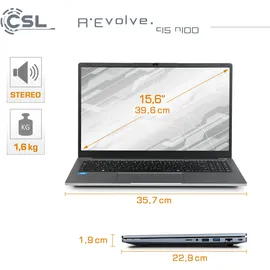 CSL R'Evolve C15 v4 15,6" Intel N100 32 GB RAM 1 TB SSD Win11 Pro
