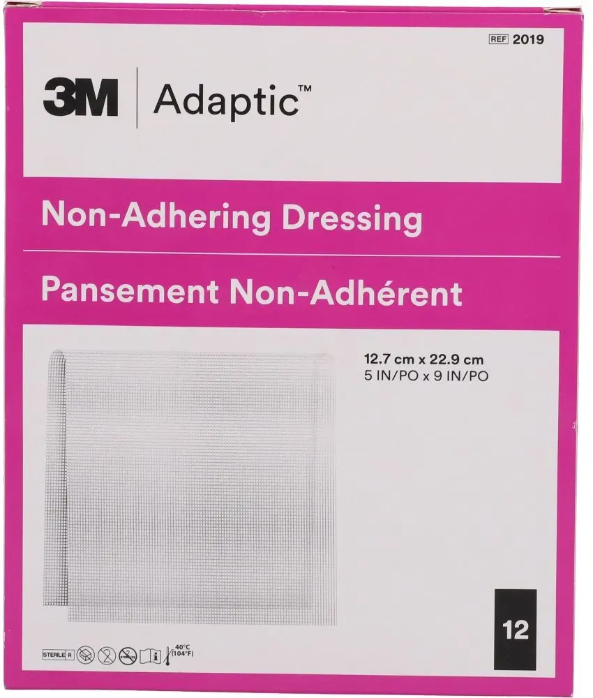 ADAPTIC 12,7x22,9 cm feuchte Wundauflage 12 St