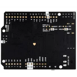 Waveshare R7FA4 PLUS A Entwicklungsboard für Arduino R4, 256kB Flash, 32kB RAM, bis 2000 mA, 3.3-5V
