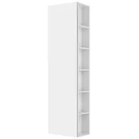 Keuco X-LINE Hochschrank, 1-türig, Anschlag links, seitliches Regalfach, 480x1750x300mm,