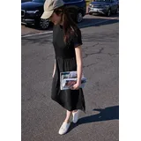street one studio Midikleid Schwarz 44