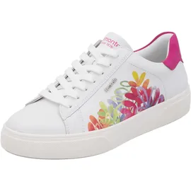 remonte D2J00 Damen Weite E Weiss/Pink 36