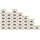 BigDean Schuhaufbewahrung 30 x 30 x 20 cm 30-tlg. Braun/Weiß