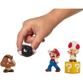 joojee GmbH Super Mario Acorn Plains Multi-Pack 6,5 cm
