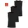H.I.S. H.I.S Muscleshirt, Unterziehshirt, Unterhemd für Herren (3er-Pack) unifarben, Rundhalsausschnitt, aus Baumwolle schwarz 9/XXXL