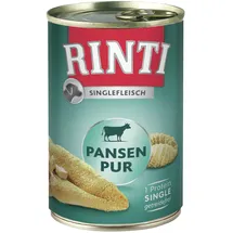 Rinti Singlefleisch 400g Dose Hundenassfutter 6 x 400 Gramm Pansen Pur