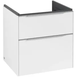 Villeroy & Boch Waschbeckenunterschrank Subway 3.0 2 Auszüge 57,2 x 57,9 x 47,8 cm Pure White