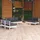 vidaXL Garten-Lounge-Set 7-tlg. Kiefer Massivholz weiß