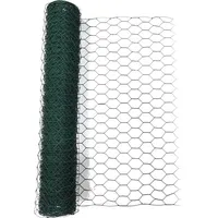 POWERTEC Garden Drahtgitter PVC-ummantelt, HEXAGONAL, 2er Set ca. 5 x 0,5 m