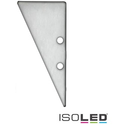 ISOLED Zubehör für Profil HIDE TRIANGLE - Aluminium-Endkappe EC91 inkl. Schrauben, Alu eloxiert ISO-114832