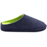 Löwenweiss Pantoffeln Blue/Fluo Green 47