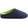 Löwenweiss Pantoffeln Blue/Fluo Green 47