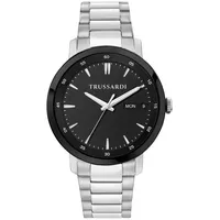 Trussardi Herrenuhr Trussardi R2453147015 Schwarz Silberfarben (Ø 41 mm)