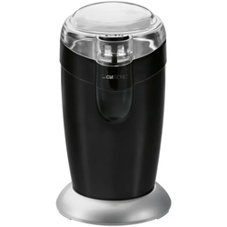 Clatronic KSW 3306 Elektrische Kaffeemühle, Gewürze, Saatgut, 40 g Kaffee 20 Tassen Kaffee, Klingen Edelstahl, Schwarz, 120W