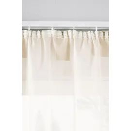 Gardinenbox Gardine Schlaufen 140 x 175 cm creme 2 St.
