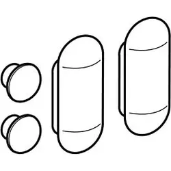 Geberit Puffer 598045000 Kind, für WC-Deckel