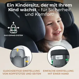 Kinderkraft Xpand 2 i-Size With Isofix System 100- Kindersitz 150 Cm - Rocket Grey - One Size