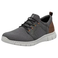 Rieker Herren, Sneaker Stoff Schlupfschuh, Halbschuh, Freizeitschuh mit Gummizug,